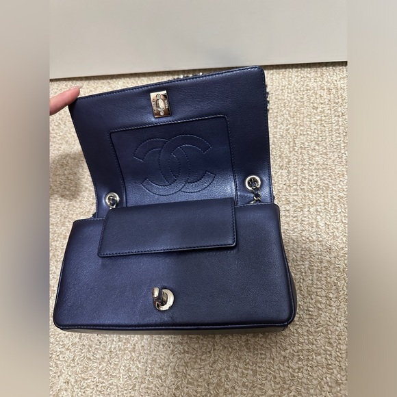 Chanel Classic Mademoiselle Chevron Crossbody Flap Bag - Picture 7 of 10